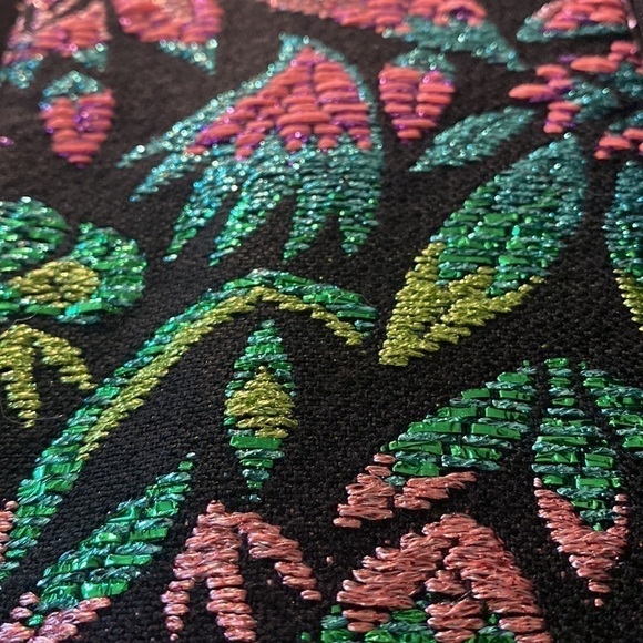 Elaine Turner Embroidered Tia Black Maxi Dress - Medium - Picture 12 of 16